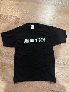 Black Graphic Tee - "I Am The Storm"